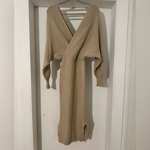 LUNA CLOTHING - dolman sleeve midi dress- small/medium